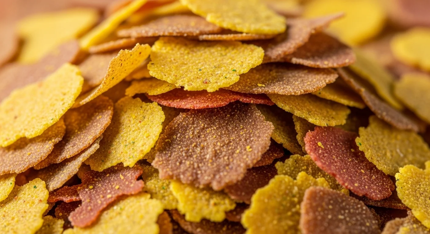 Состав TetraMin Flakes: рыбная мука, зерновые, растительные белки, водоросли и витаминный комплекс BioActive