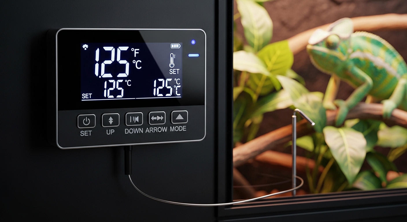 Цифровой термостат для террариума