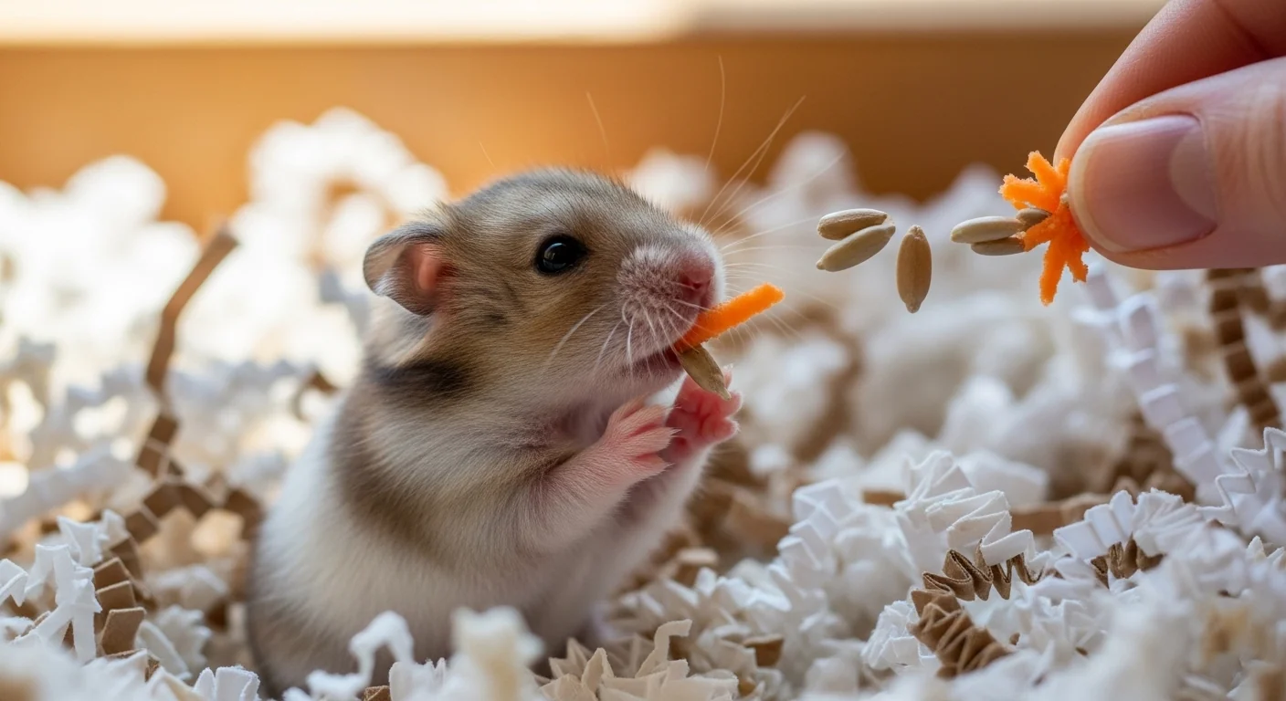 Молодые хомяки — Little One Hamsters подходит с момента перехода на самостоятельное питание