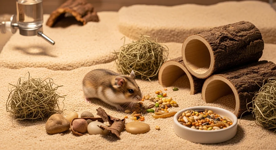 Хомяк Роборовского — самый маленький хомяк в мире на ладони